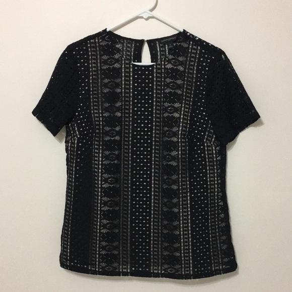 Banana Republic Black Lace Shirt - Picture 1 of 7